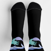 Meerjungfrau, Dolphin Socken (Oben)