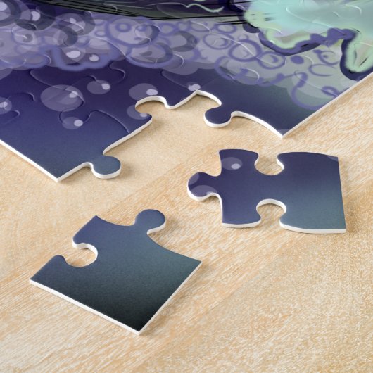 Meerjungfrau, Drache, &Dolphin Puzzle (Seite)