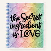 Meerjungfrau Dragon Das Geheimnis ist Liebe Notizblock (Vorderseite)