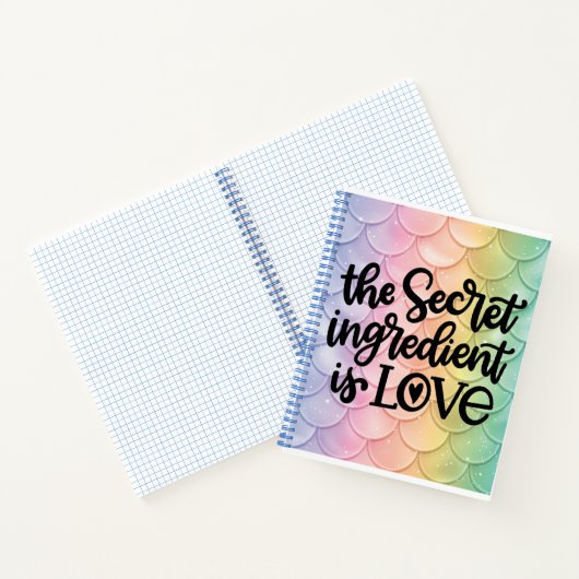 Meerjungfrau Dragon Das Geheimnis ist Liebe Notizblock (Innenseite)