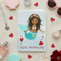 Meerjungfrau Du bist mermazing Afroamerikanisch