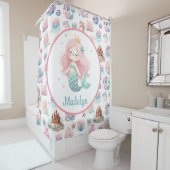 Meerjungfrau Duschvorhang Meerjungfrau Badezimmer (Beispiel)