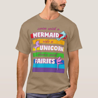 Meerjungfrau, Einhorn für Mädchen T-Shirt