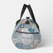 Meerjungfrau-Einhorn-Märchen-Patchwork-Duffel-Tasc Duffle Bag (Rechts)
