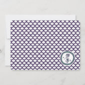 Meerjungfrau Einladung (Rückseite)