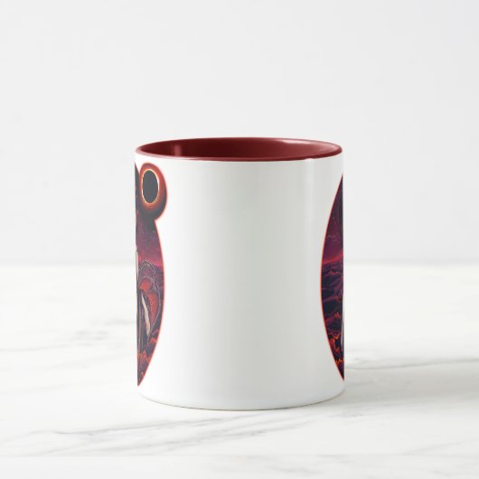 "Meerjungfrau-Eklipse-" Tasse (Zentrum)