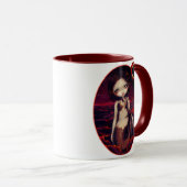 "Meerjungfrau-Eklipse-" Tasse (VorderseiteRechts)