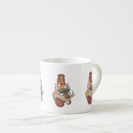 Meerjungfrau Espressotasse (Vorderseite Rechts)