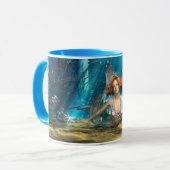 Meerjungfrau-Fantasie-kombinierter Tasse (Vorderseite Links)