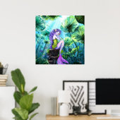 Meerjungfrau Fantasy Poster (Heimbüro)