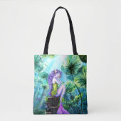 Meerjungfrau Fantasy-Taschentücher Tasche (Vorderseite)