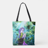 Meerjungfrau Fantasy-Taschentücher Tasche (Rückseite)