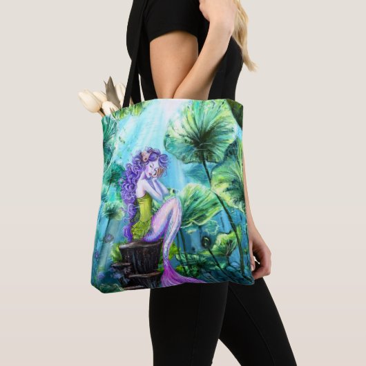 Meerjungfrau Fantasy-Taschentücher Tasche (Von Nahem)