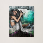 Meerjungfrau-Faszinations-Puzzlespiel Puzzle (Vertikal)