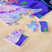 Meerjungfrau feiert Weihnachten in der Meereshöhle Puzzle (Seite)