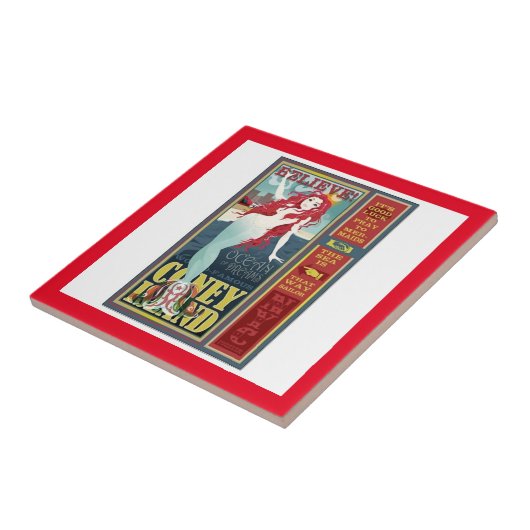 Meerjungfrau Fliese (Seite)