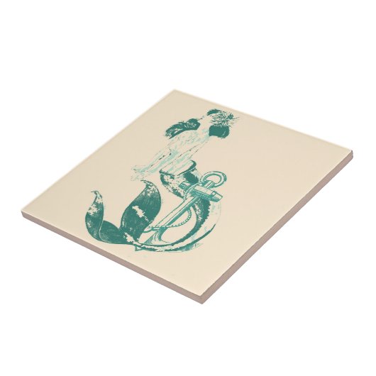 Meerjungfrau Fliese (Seite)