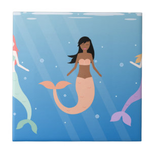 Meerjungfrau Fliese