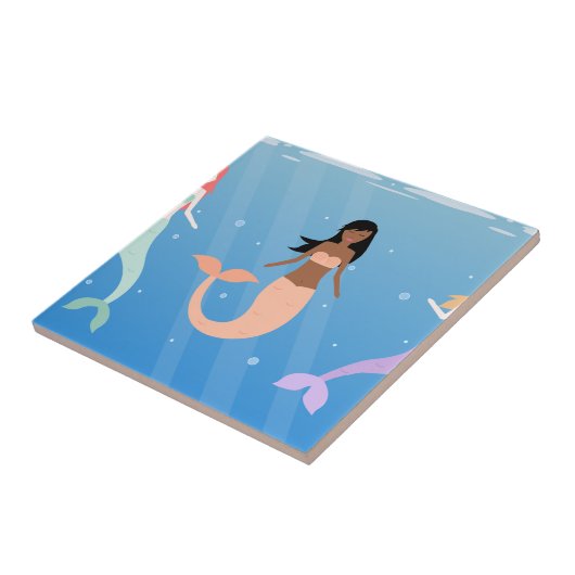 Meerjungfrau Fliese (Seite)