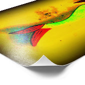 Meerjungfrau-Foto Fotodruck (Ecke)