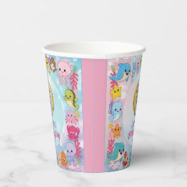 Meerjungfrau Foto Geburtstag Pappbecher