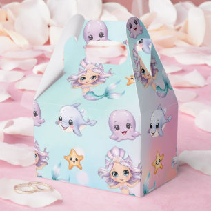 Meerjungfrau-Foto unter Meeresgeburt Geschenkschachtel