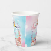 Meerjungfrau-Foto unter Meeresgeburt Pappbecher (Rechts)