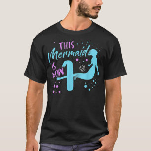 Meerjungfrau Frauen Kleines Party Kinder Teens 7 T-Shirt