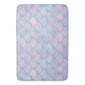 Meerjungfrau-funkelnde Skalen Badematte (Vorderseite Vertikal)