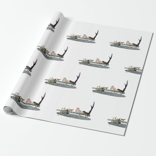 Meerjungfrau für das Wrapping-Papier des Bootes Geschenkpapier (Ungerollt)