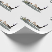 Meerjungfrau für das Wrapping-Papier des Bootes Geschenkpapier (Ecke)