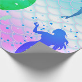 Meerjungfrau für Tagesverpackungspapier Geschenkpapier (Ecke)