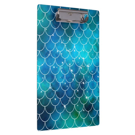 Meerjungfrau-Galaxie-Muster Klemmbrett (Rechts)