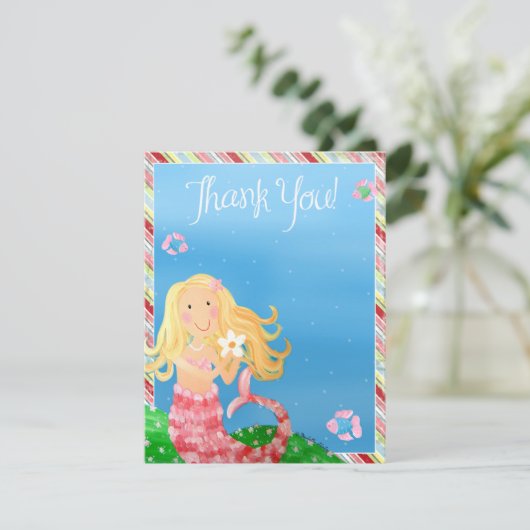 Meerjungfrau-Garten - danke zu kardieren (Stehend Vorderseite)