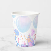 Meerjungfrau Geburtstag Pappbecher (Vorderseite)