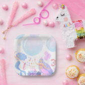 Meerjungfrau Geburtstag Pappteller (Party)