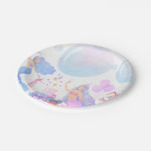 Meerjungfrau Geburtstag Pappteller (Schrägansicht)