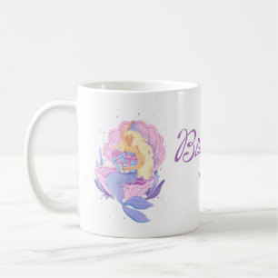 Meerjungfrau Geburtstags-Tasse Kaffeetasse