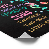 Meerjungfrau Geburtstagsparty-Karton Poster (Ecke)