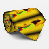 Meerjungfrau-Gelbe Krawatte (Gerollt)