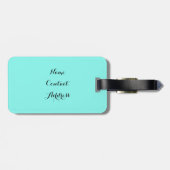 Meerjungfrau Gepäckanhänger (Rückseite horizontal)