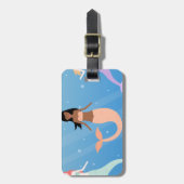 Meerjungfrau Gepäckanhänger (Vorderseite vertikal)