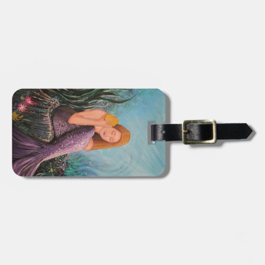 Meerjungfrau Gepäckanhänger (Vorderseite horizontal)