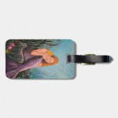 Meerjungfrau Gepäckanhänger (Rückseite horizontal)