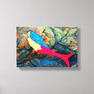 Meerjungfrau gepackte Leinwand