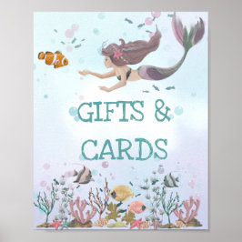 Meerjungfrau - Geschenke und Karten Poster