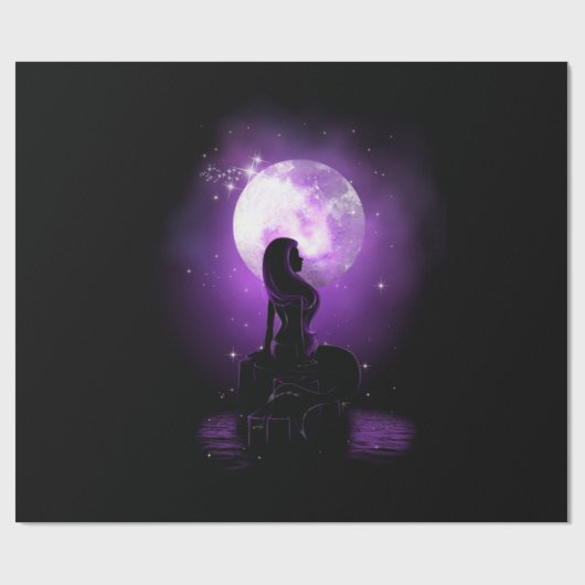 Meerjungfrau Geschenkpapier (Flach)