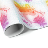 Meerjungfrau Geschenkpapier (Rolleneckpunkt)