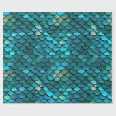 Meerjungfrau Geschenkpapier (Flach)