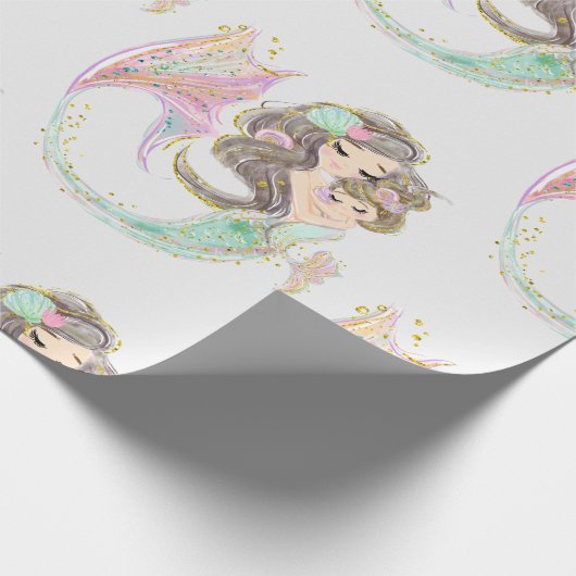 Meerjungfrau Geschenkpapier (Ecke)